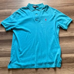 Polo by Ralph Lauren Blue with Pink horse